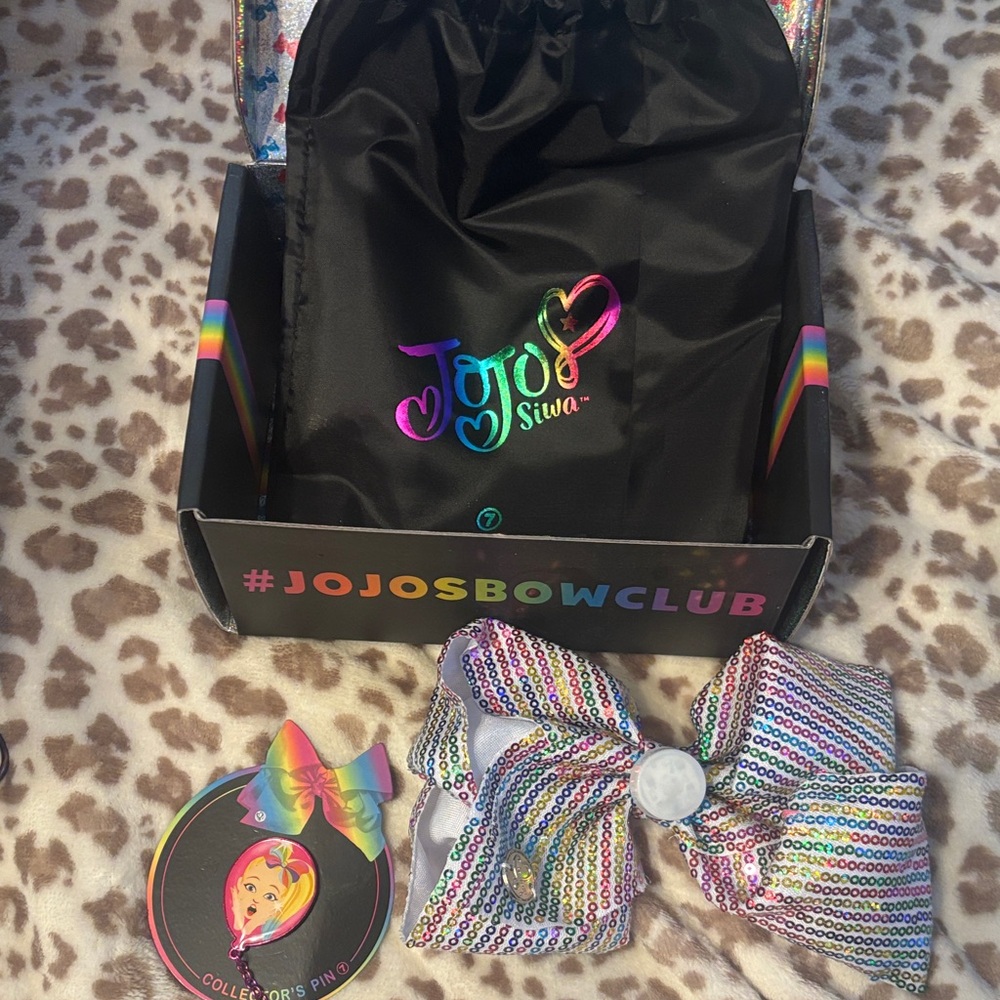 JoJo Siwa Multicolor Sequin Hair Bow